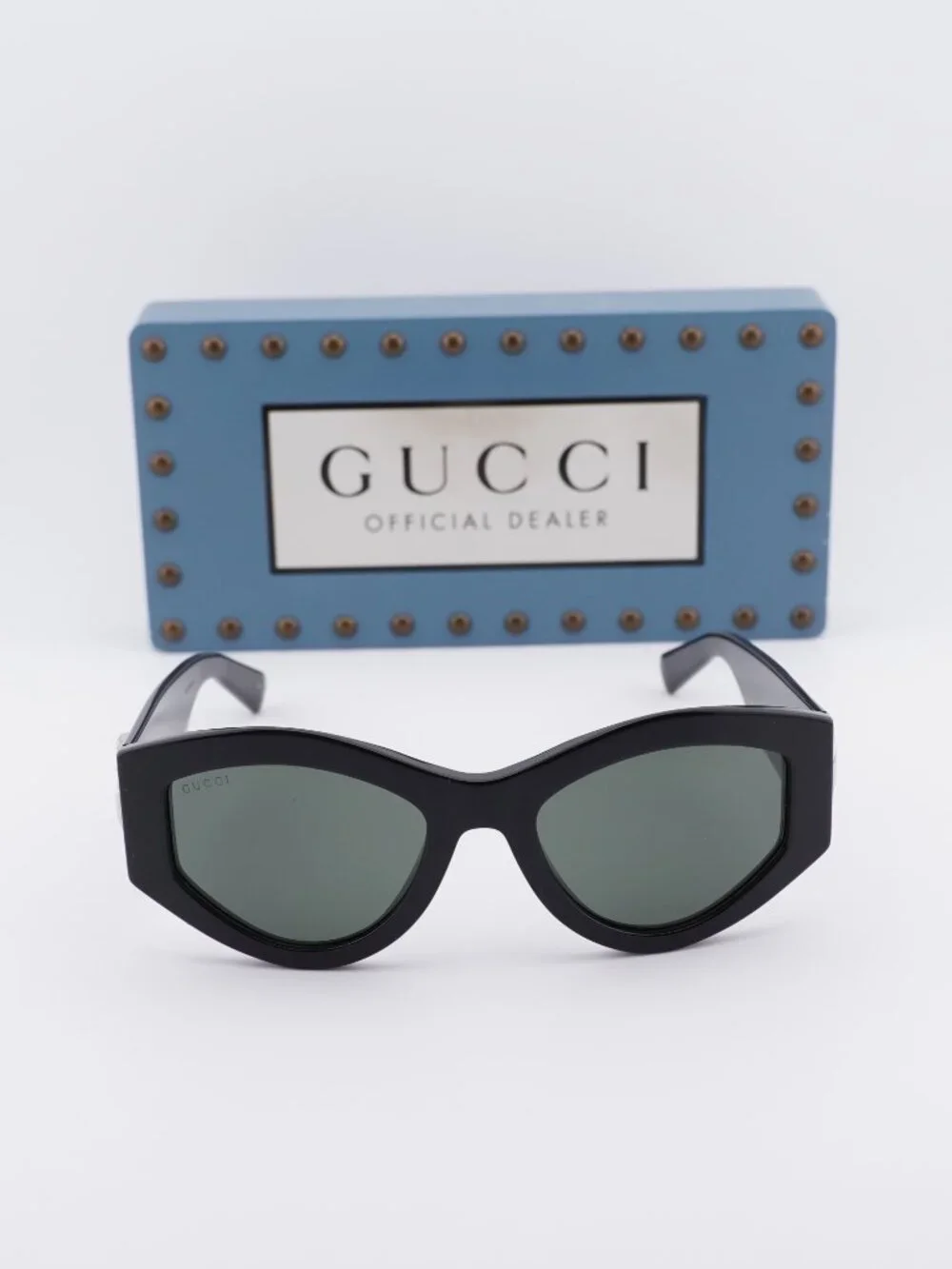 Gucci GG1951S 001 Cat Eye Sunglasses - Black/Grey